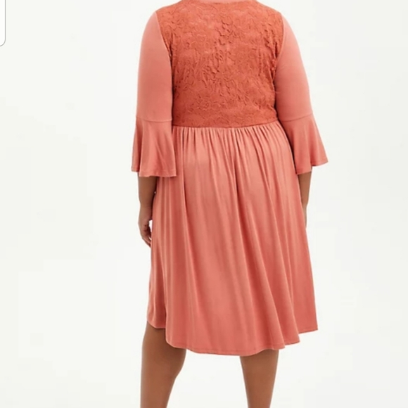 NWT Torrid midi lace skater dress - Picture 4 of 15